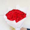 Red Rose Petal Party Bouquet (Local 50 roses)