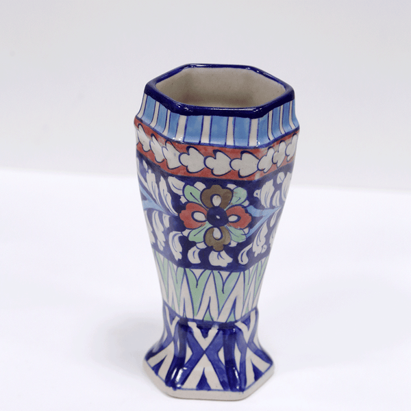 Blue Exquisite Vase - Multani Pottery