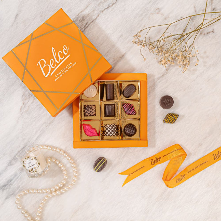 Tangerine Box Of 9 by Belco